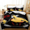 Parure de lit Pikachu Pokémon Cool Housse De Couette Ensemble De Literie