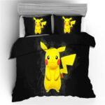 Parure de lit Collection Pokémon Pikachu Housse De Couette Ensemble De Literie