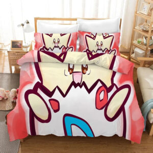 Parure de lit Pokemon Pikachu, togepi pokemon Housse De Couette Ensemble De Literie