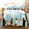 Parure de lit One Piece Lover 4, One Piece Tous les personnages Housse De Couette Ensemble De Literie