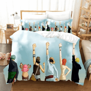 Parure de lit One Piece Lover 4, One Piece Tous les personnages Housse De Couette Ensemble De Literie