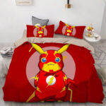 Parure de lit Pokemon Pikachu homme de fer Housse De Couette Ensemble De Literie
