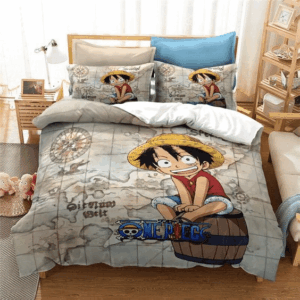 Parure de lit One Piece Lover 1, One Piece, Monkey D. Luffy Housse De Couette Ensemble De Literie