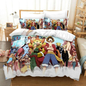 Parure de lit One Piece Zoro singe D.Luffy tous les personnages Housse De Couette Ensemble De Literie