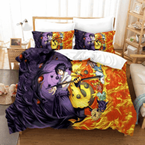 Parure de lit Naruto Shippuden 1, amoureux de Naruto Housse De Couette Ensemble De Literie