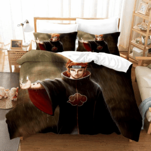 Parure de lit Akasuki Naruto Shippuden 7, amoureux de Naruto Housse De Couette Ensemble De Literie