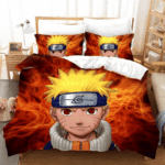 Parure de lit Naruto Kakashi Sasuke Itachi Bijuus 5 Housse De Couette Ensemble De Literie