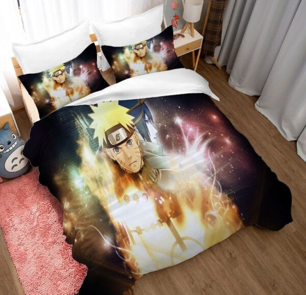 Parure de lit Naruto Uzumaki Naruto 2 Housse De Couette Ensemble De Literie