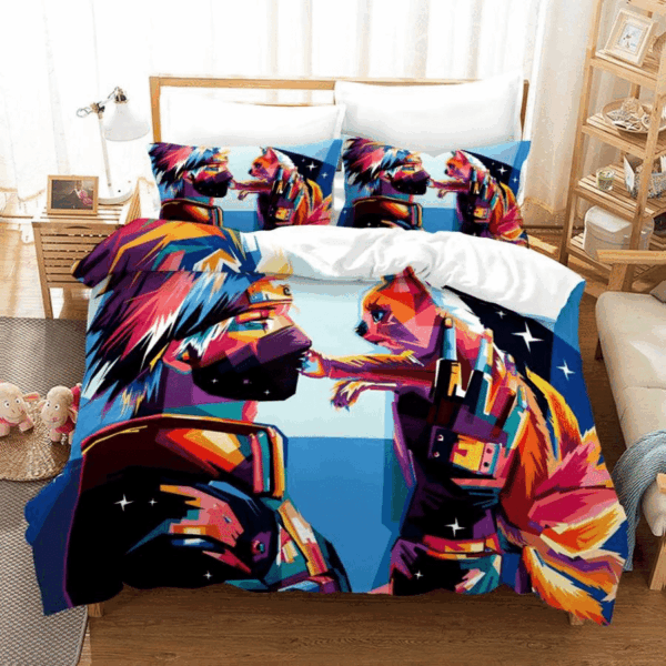 Parure de lit Naruto Shippuden 28, amoureux de Naruto Housse De Couette Ensemble De Literie