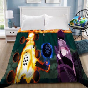 Parure de lit Naruto Uzumaki Naruto 9 2 Housse De Couette Ensemble De Literie