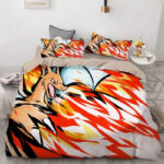 Parure de lit Pokemon Pikachu 6 Housse De Couette Ensemble De Literie