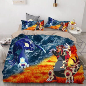 Parure de lit Pokemon Pikachu 4 Housse De Couette Ensemble De Literie