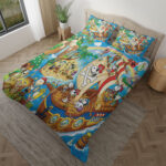 Parure de lit Pirate Snoopy Charlie Brown The Peanuts, Snoopy Hawaiian One Piece Housse De Couette Ensemble De Literie