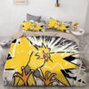 Parure de lit Pokemon Pikachu, Pokemon Zapdos Housse De Couette Ensemble De Literie