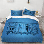 Parure de lit One Piece Amant 16, logo One Piece Housse De Couette Ensemble De Literie