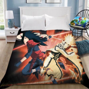 Parure de lit Naruto Uzumaki Naruto madara contre naruto Housse De Couette Ensemble De Literie