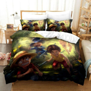 Parure de lit One Piece Enfant Housse De Couette Ensemble De Literie