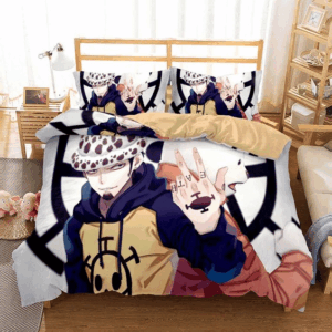 Parure de lit One Piece Trafalgar D. Loi sur l'eau, One Piece Housse De Couette Ensemble De Literie