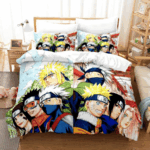 Parure de lit Naruto Shippuden 20, amoureux de Naruto, Naruto tous les personnages Housse De Couette Ensemble De Literie