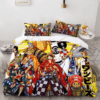 Parure de lit One Piece Lover 3, One Piece Tous les personnages Housse De Couette Ensemble De Literie