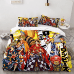 Parure de lit One Piece Lover 3, One Piece Tous les personnages Housse De Couette Ensemble De Literie