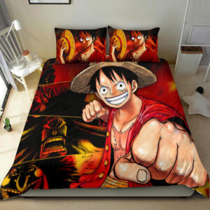 Parure de lit Monkey D.Luffy One Piece 3 Housse De Couette Ensemble De Literie