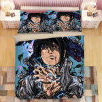Parure de lit Naruto Uzumaki Naruto Sasuke Uchiwa Housse De Couette Ensemble De Literie