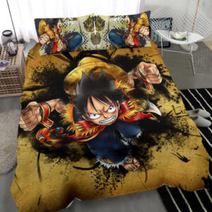 Parure de lit Manga One Piece Housse De Couette Ensemble De Literie