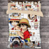 Parure de lit One Piece comique 4 Housse De Couette Ensemble De Literie