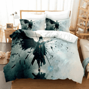 Parure de lit Uchiha Naruto, Naruto Shippuden, amoureux de Naruto Housse De Couette Ensemble De Literie