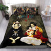 Parure de lit One Piece Singe D.Luffy 1 Housse De Couette Ensemble De Literie