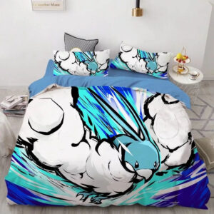 Parure de lit Pokémon Pikachu, Pokémon Altaria Housse De Couette Ensemble De Literie
