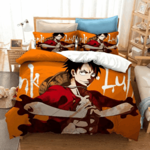 Parure de lit One Piece Monkey D. Luffy, One Piece Housse De Couette Ensemble De Literie