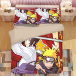 Housse De Couette Anime Naruto 17 Parure de lit Ensemble De Literie
