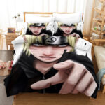 Housse De Couette Naruto 8 Parure de lit Ensemble De Literie