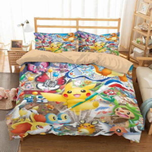 Housse De Couette Pokémon Go 1 Parure de lit Ensemble De Literie
