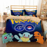 Housse De Couette Pokémon Go 2 Parure de lit Ensemble De Literie