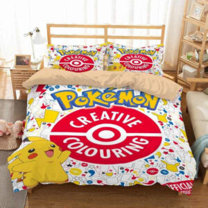 Housse De Couette Pokémon Go 3 Parure de lit Ensemble De Literie