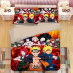 Housse De Couette Naruto Anime 10 Parure de lit Ensemble De Literie