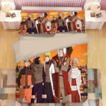Housse De Couette Naruto Anime 08 Parure de lit Ensemble De Literie
