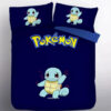 Housse De Couette Pokemon Carapuce Parure de lit Ensemble De Literie