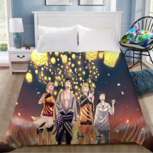 Housse De Couette Naruto Uzumaki Naruto 11 Tous Les Personnages Parure de lit Ensemble De Literie