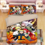 Housse De Couette Naruto Anime 09 Parure de lit Ensemble De Literie
