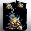 Housse De Couette Pokemon Pikachu Thor Parure de lit Ensemble De Literie