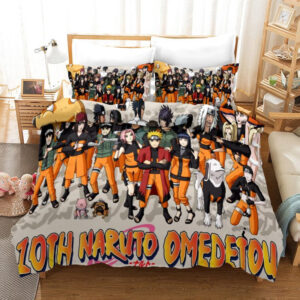 Housse De Couette Naruto 5 Parure de lit Ensemble De Literie