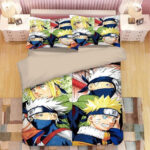 Housse De Couette Naruto Anime 01 Parure de lit Ensemble De Literie