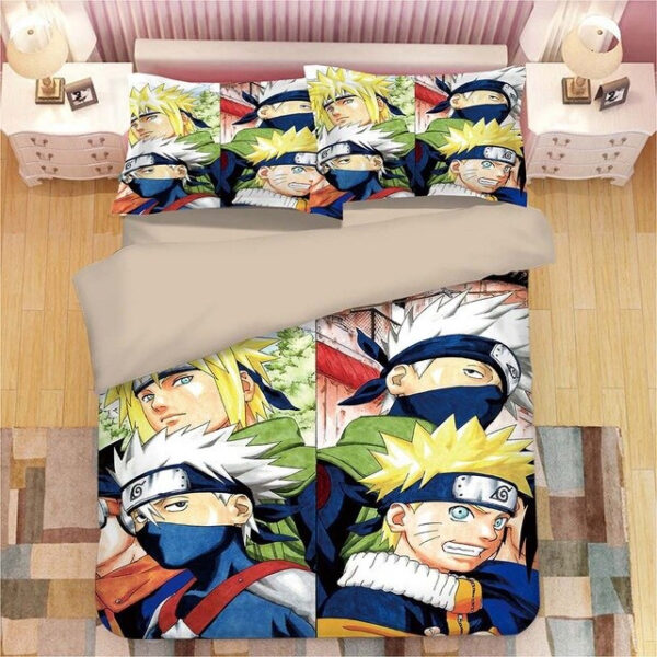 Housse De Couette Naruto Anime 01 Parure de lit Ensemble De Literie