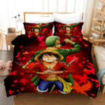 Housse De Couette One Piece 20 Luffy Et Zoro Parure de lit Ensemble De Literie