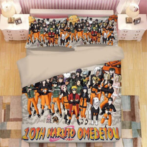 Housse De Couette Anime Naruto 14 Parure de lit Ensemble De Literie