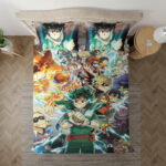 Housse De Couette Midoriya Izuku My Hero Academia Parure de lit Ensemble De Literie